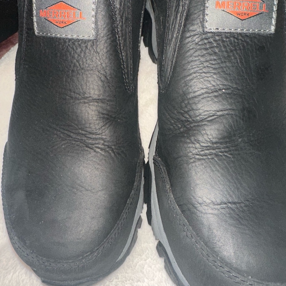 Merrell Black Slip on -Resistant Shoes - Picture 2 of 13